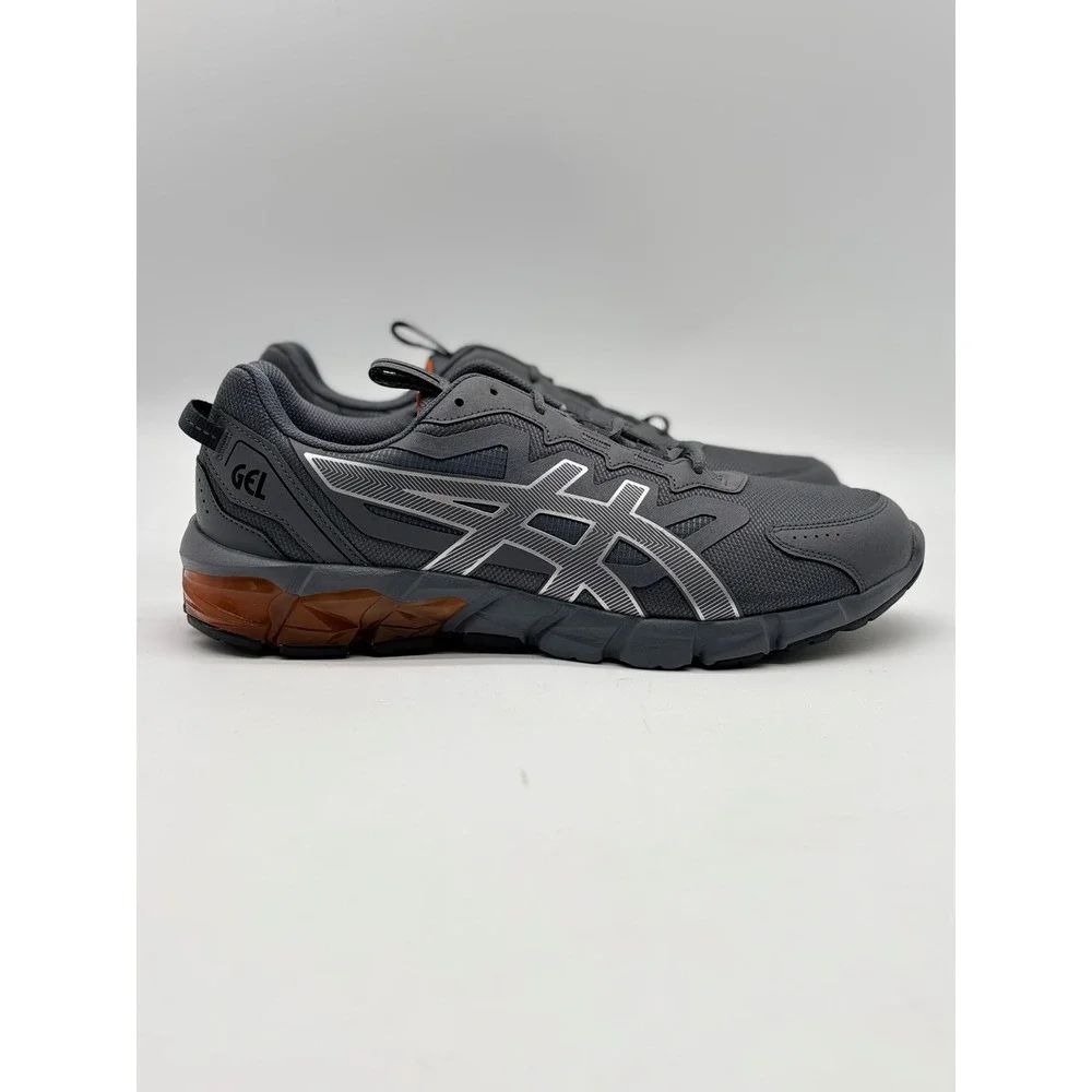 ASICS Gel-Quantum 90 Graphite Grey Orange Mens Running Shoes 1201A064 Size 12